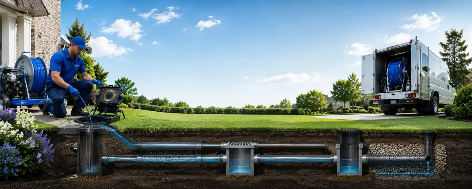 Outdoor drain cleaning information for Midland, NC